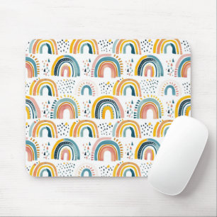 Boho Rainbows Mouse Mat