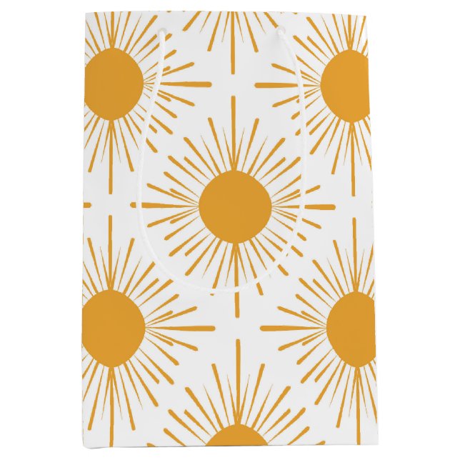 Boho Ray of Sun Medium Gift Bag (Front)