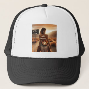 Boho Rebel With Cause – Desert Woman Trucker Hat