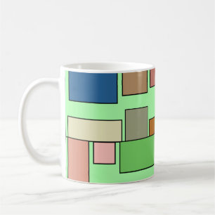 Boho Rectangles  Coffee Mug