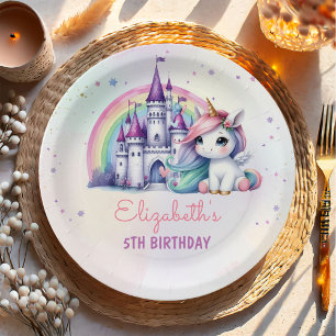 Boho Retro Daisy 1st Birthday Paper Plates