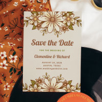 Boho Retro Flowers | Wedding