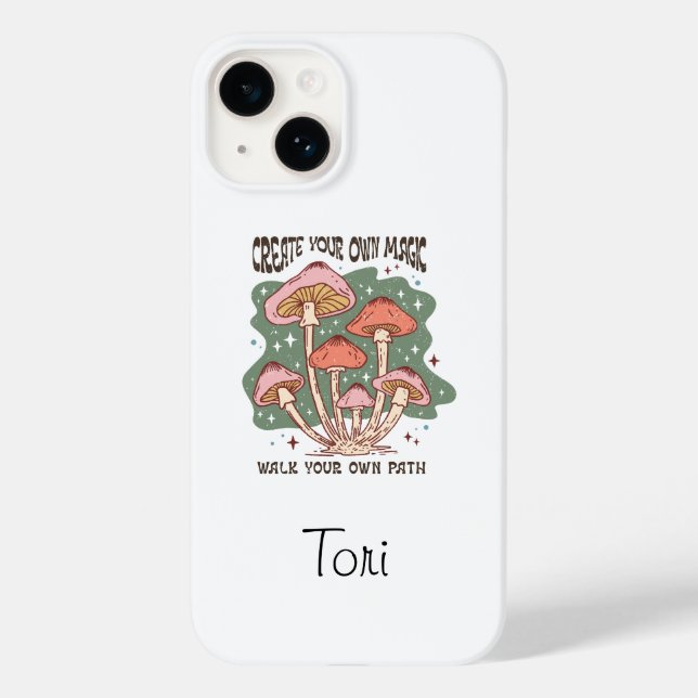 Boho Retro Inspirational QuoteCreate Your Own Magi Case-Mate iPhone Case (Back)