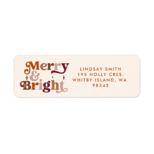 Boho Retro Merry and Bright