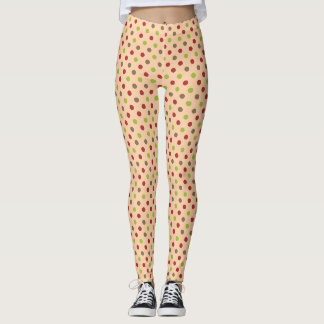 Boho Retro Modern Dot Leggings