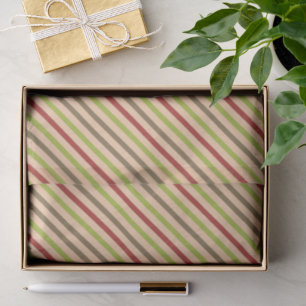 Boho Retro Modern Stripe Tissue Paper