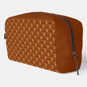 Boho Retro Pattern in 70s Style Dopp Kit