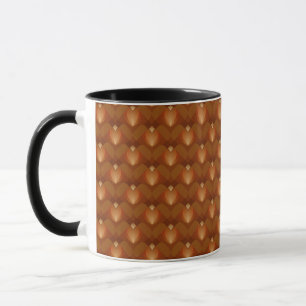 Boho Retro Pattern in 70s Style Mug