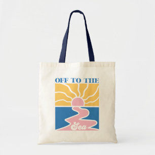  Boho Retro Summer Quote  Tote Bag