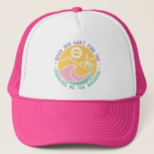 Boho Retro Summer Quote Trucker Hat