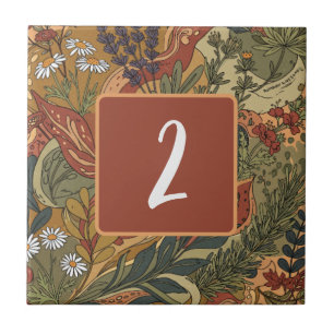 Boho Rhapsody Customizable Ceramic Tile