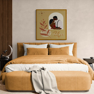 Boho Romance I Deserve To Be Loved Poster