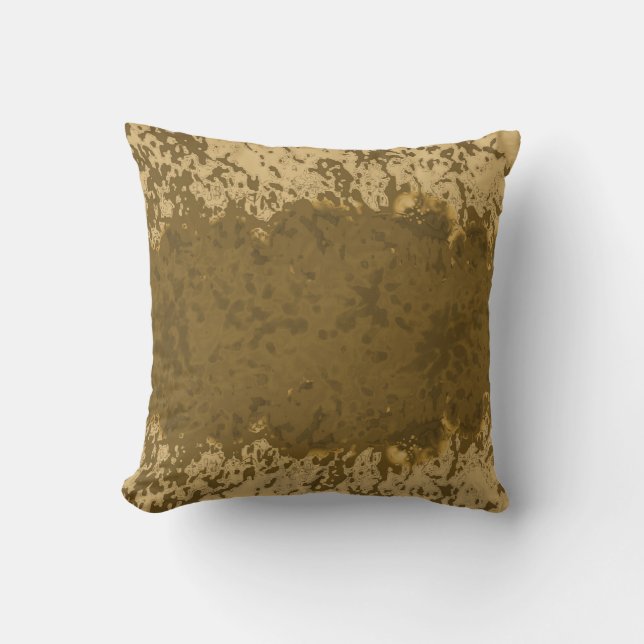 Boho Rustic Splatter Design Cushion (Front)