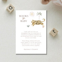 Boho Safari Watercolor Baby Shower Books For Baby