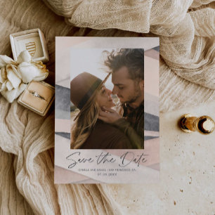 Boho Save to Date Photo Card