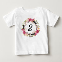 Boho Second Birthday Party 2nd Year Floral Girly