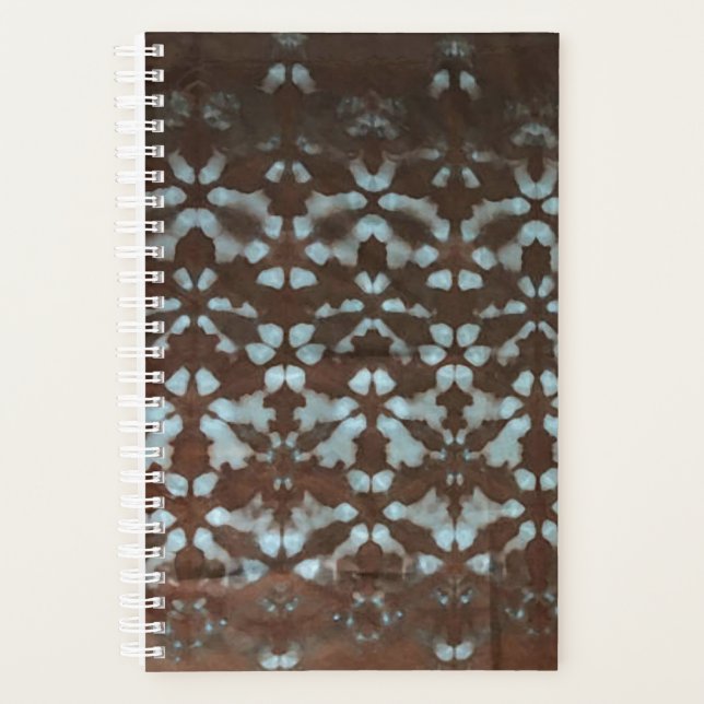 Boho Shibori Pattern Day Planner (Front)