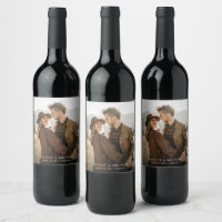 Boho Simple Minimalist Wedding Photo