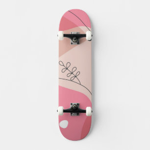 Boho Simple Shapes Skateboard