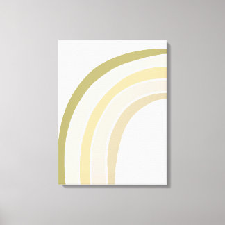 Boho Single Rainbow Wall art Décor Canvas