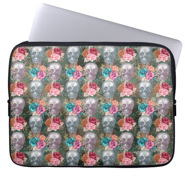 Boho Skull Series Design 10 Laptop Sleeve (Front)