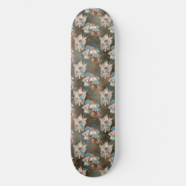 Boho Skull Series Design 13  Skateboard (Front)