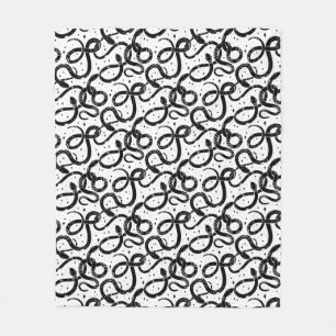 Boho snakes fleece blanket