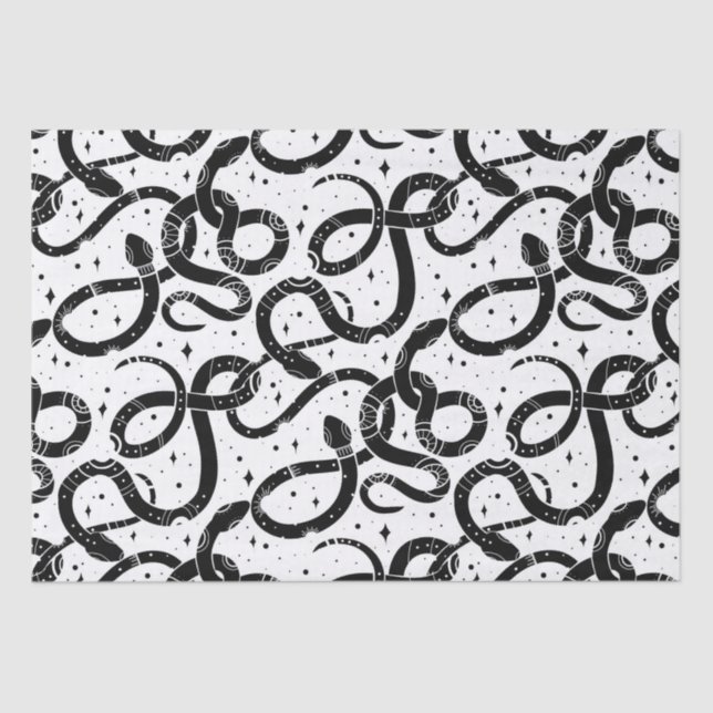Boho snakes tissue paper (Front)