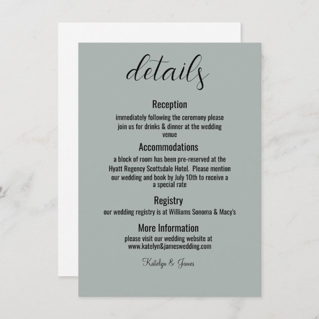 Boho Soft Coloured Roses & White Flowers Wedding Enclosure Card (Front/Back)