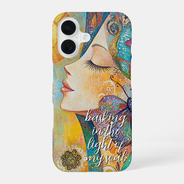 Boho Soul Glow Phone Case (Back)