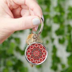 Boho Southwest Mandala Key Ring