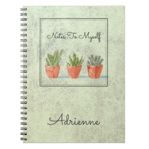 Boho Southwest Succulents Notes To Myself Notebook