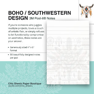 Boho/Southwestern Design 3M Post-it® Notes