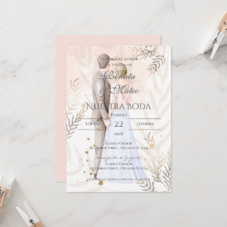 Boho Spanish Wedding Invitation