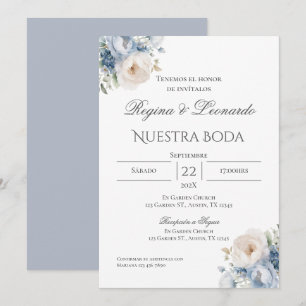 Boho Spanish Wedding Invitation