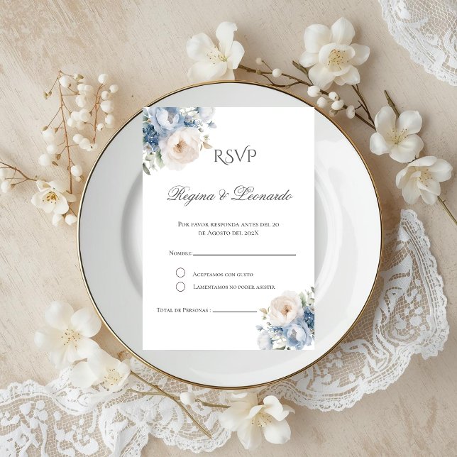 Boho Spanish Wedding RSVP Card (Creator Uploaded)