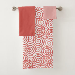 Boho Spirals Bath Towel Set