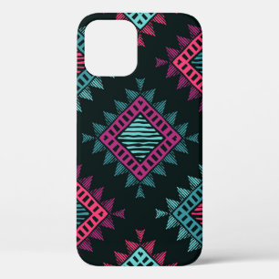 Boho Spirit: Tribal Ethnic Seamless iPhone 12 Case