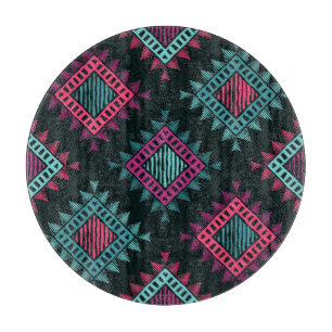 Boho Spirit: Tribal Ethnic Seamless Cutting Board