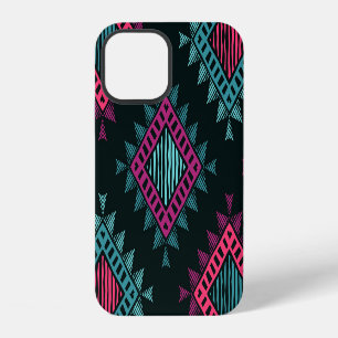 Boho Spirit: Tribal Ethnic Seamless iPhone 12 Case