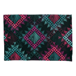 Boho Spirit: Tribal Ethnic Seamless Pillowcase