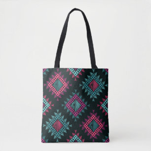 Boho Spirit: Tribal Ethnic Seamless Tote Bag