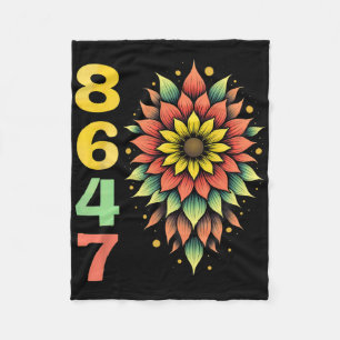 Boho Style 86 47 Trump Not My President Fleece Blanket