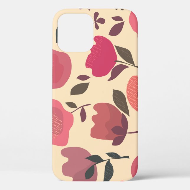 Boho Style Dust Floral Pattern. Case-Mate iPhone Case (Back)
