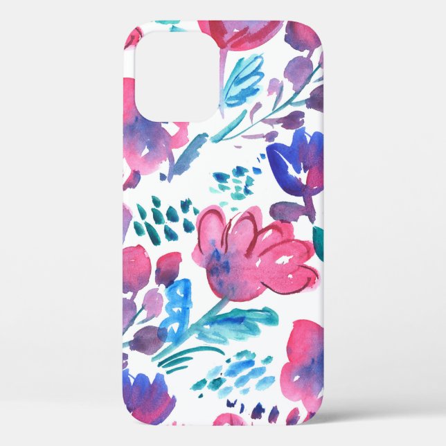 boho style floral rustic hand drawn illustration.  Case-Mate iPhone case (Back)