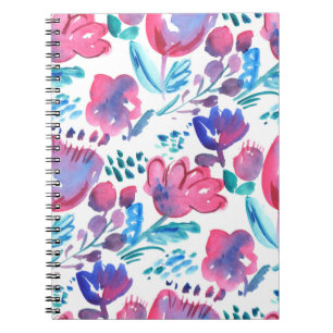 boho style floral rustic hand drawn illustration.  notebook