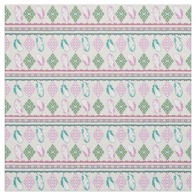 boho style pattern fabric (Swatch)