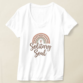 Boho style solitary soul design T-Shirt