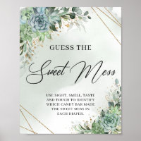 Boho succulents eucalyptus Guess The Sweet Mess