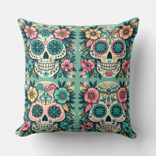 Boho SugarSkulls Cushion